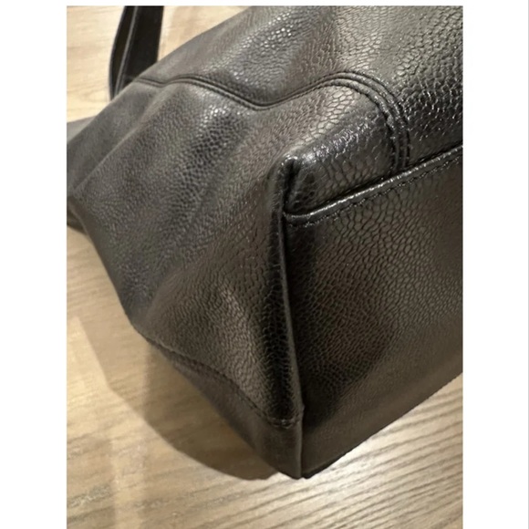 *SOLD* Chanel Black Leather Tote Bag - Picture 13 of 15